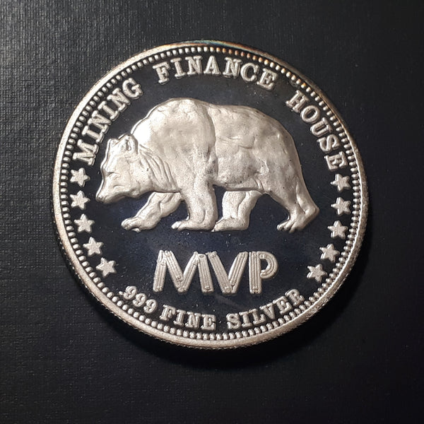 Mining Finance House / MVP 1 oz .999  silver round