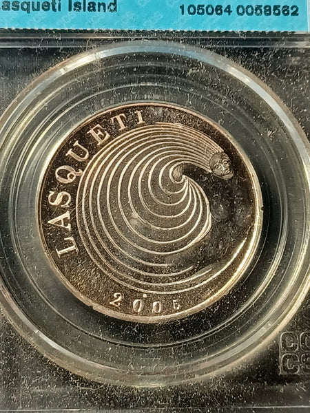 Lasqueti Mint 1/2oz .999 silver round 2005