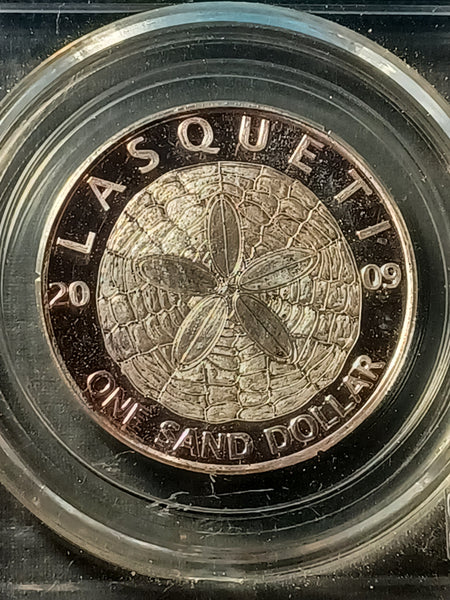 Lasqueti Mint 1/2oz .999 silver round 2009