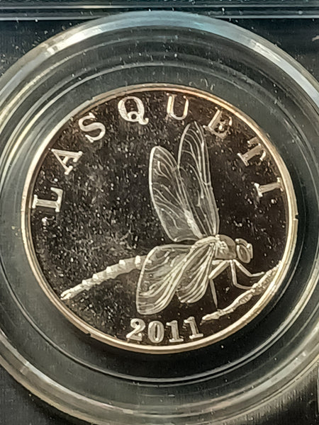 Lasqueti Mint 1/2oz .999 silver round 2011